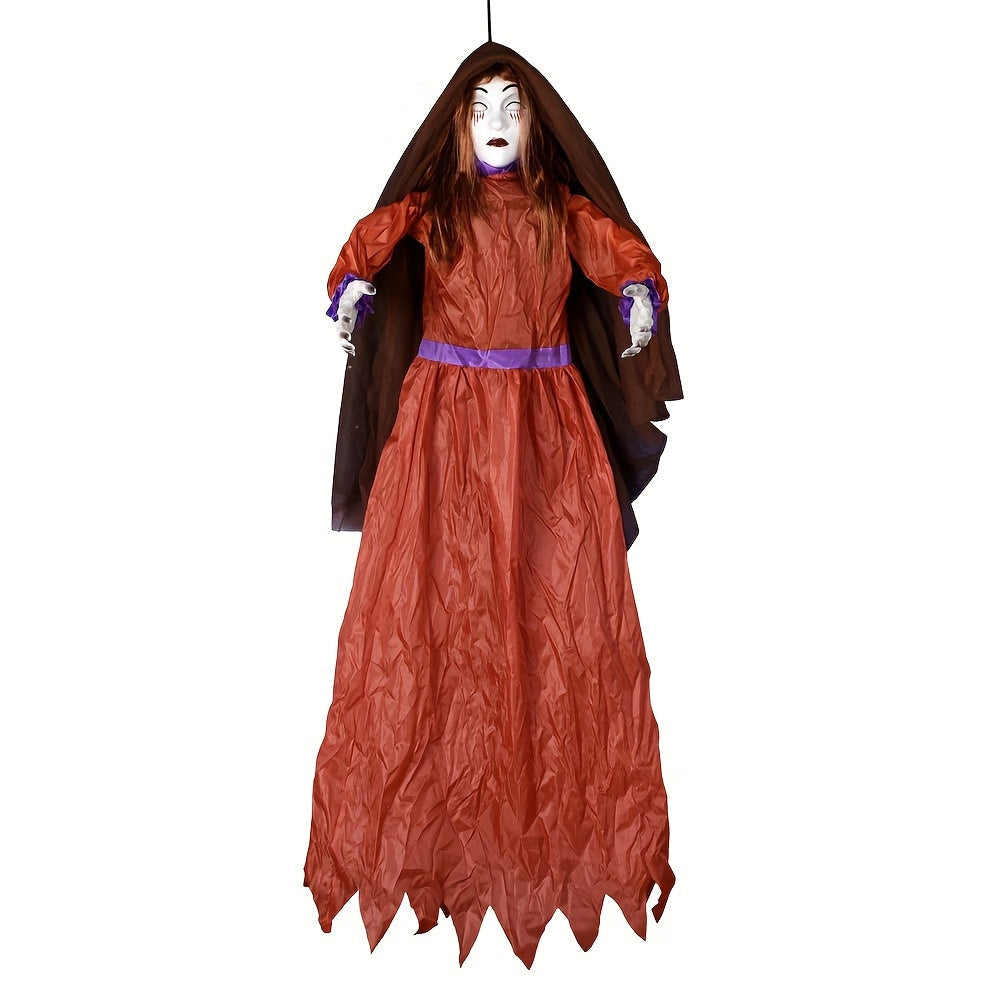 Halloween Female Ghost Screaming Door Hanger Halloween - Tophatter Daily Deals