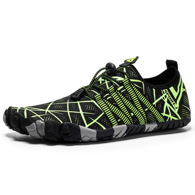 Beautiful wading shoes men's shoes outdoor river shoes ladies non-slip diving shoes Green 0 - Tophatter Daily Deals