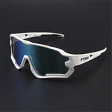 Bicycle glasses sunglasses goggles White frame 0 - Tophatter Daily Deals