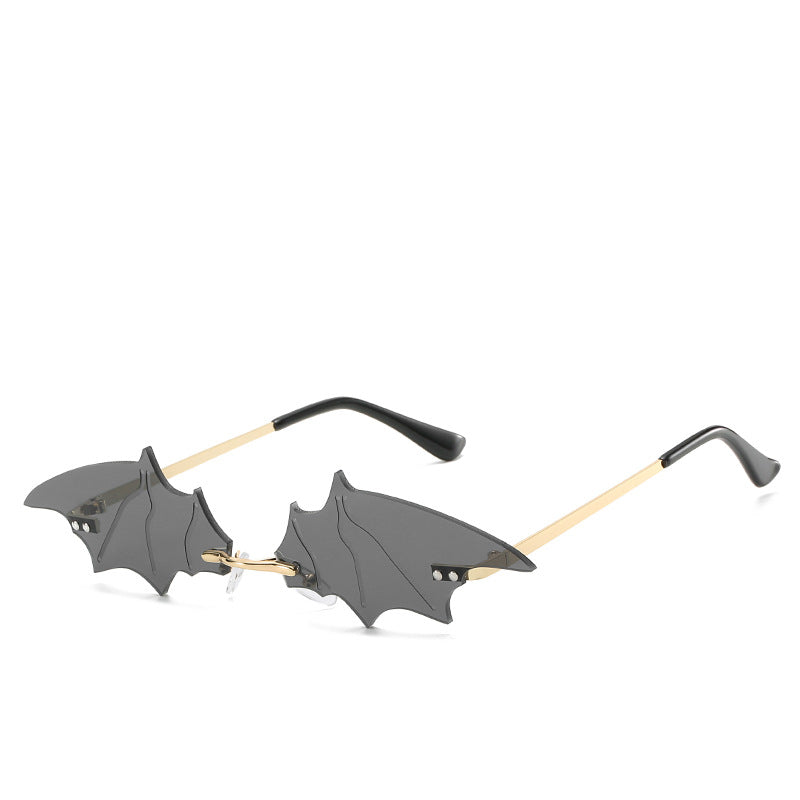 Bat shape personalized glasses Gold gray tablets 0 - Tophatter Daily Deals