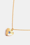 Zircon Heart Shape 14K Gold-Plated Pendant Necklace Necklaces - Tophatter Daily Deals