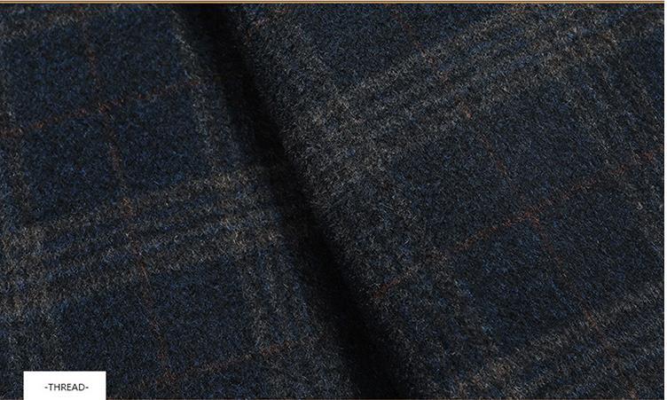 Warm Refined Men's Overcoat - Longline, Wool, Citywear 3D Changing Face Moving Picture Frame - Tophatter Daily Deals