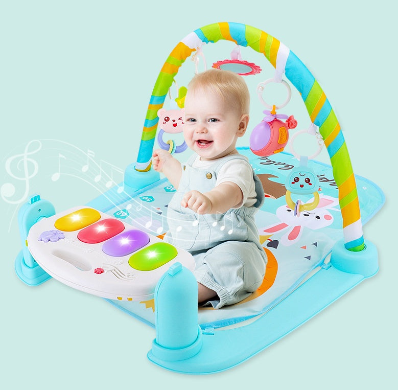 Baby pedal piano music fitness frame baby fitness blanket 0 - Tophatter Daily Deals