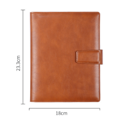 A5 leather buckle 6-hole clip notebook 0 - Tophatter Daily Deals