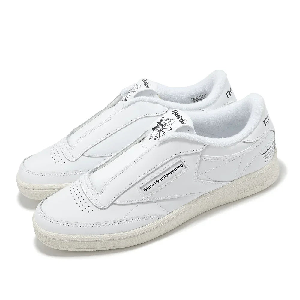 Reebok Men's Club C 85 Wm Shoes - White/Chalk/Black White Chalk Black Footwear - Tophatter Daily Deals