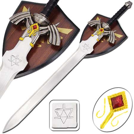 Zelda Twilight Princess Fantasy Video Game Sword Collectible Weapons - Tophatter Daily Deals