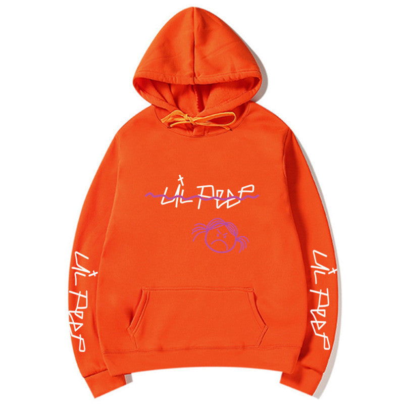 Warm Unisex Hoodie – Relaxed Pullover, Cotton Blend Winter Orange 3D Changing Face Moving Picture Frame - Tophatter Daily Deals