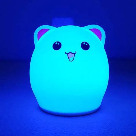 Cutee™ Cat Tap Tap LED Night Lamp Blue Night Lights & Ambient Lighting - Tophatter Daily Deals