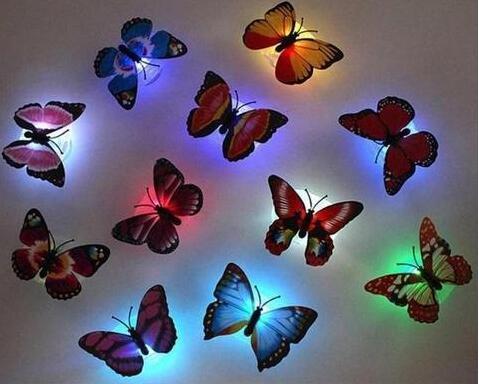 Butterfly led night light x12 12pcs 0 - Tophatter Daily Deals