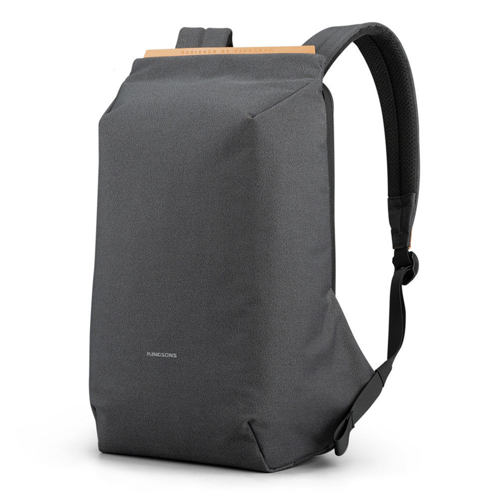 Anti-theft backpack usb rechargeable backpack Dark grey 15.6 inch 0 - Tophatter Daily Deals