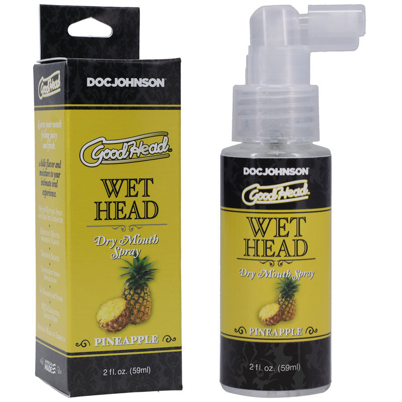 GoodHead Wet Head Pineapple – 59 ml Moisture Spray > Lube > Oral Gels & Sprays - Tophatter Daily Deals