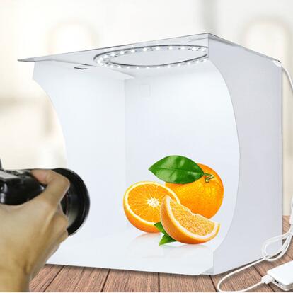 2 LED panels mini folding portable studio Ring 0 - Tophatter Daily Deals