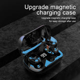 Bluetooth Wireless In-Ear Stereo Earphones Digital Charging Box New Bluetooth Headset 0 - Tophatter Daily Deals
