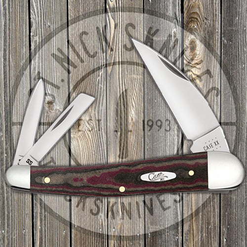 Case Seahorse Whittler - Chocolate, Brown, & Red Richlite Handle - 13626 Traditional Knives - Tophatter Daily Deals