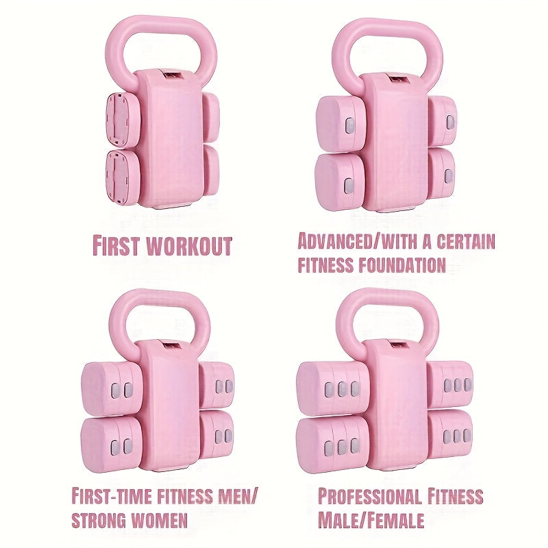 Dumbbell Kettlebell Set Home Fitness Kit Sports & Fitness > Exercise, Gym & Fitness > Free Weights - Tophatter Daily Deals