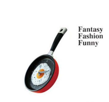 Boiled egg pot wall clock Red 0 - Tophatter Daily Deals