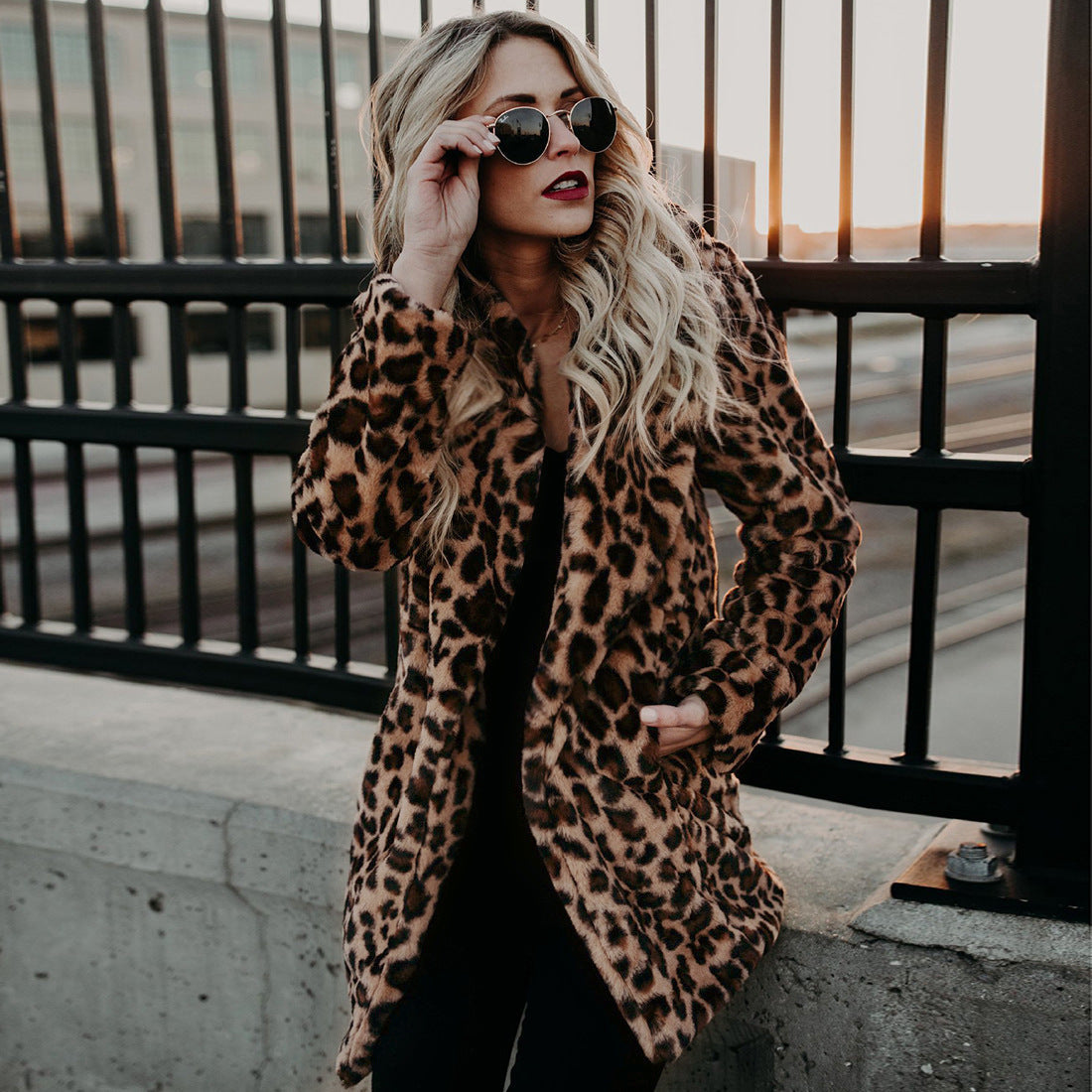 Artificial Faux Fur Women Winter Coat 0 - Tophatter Daily Deals