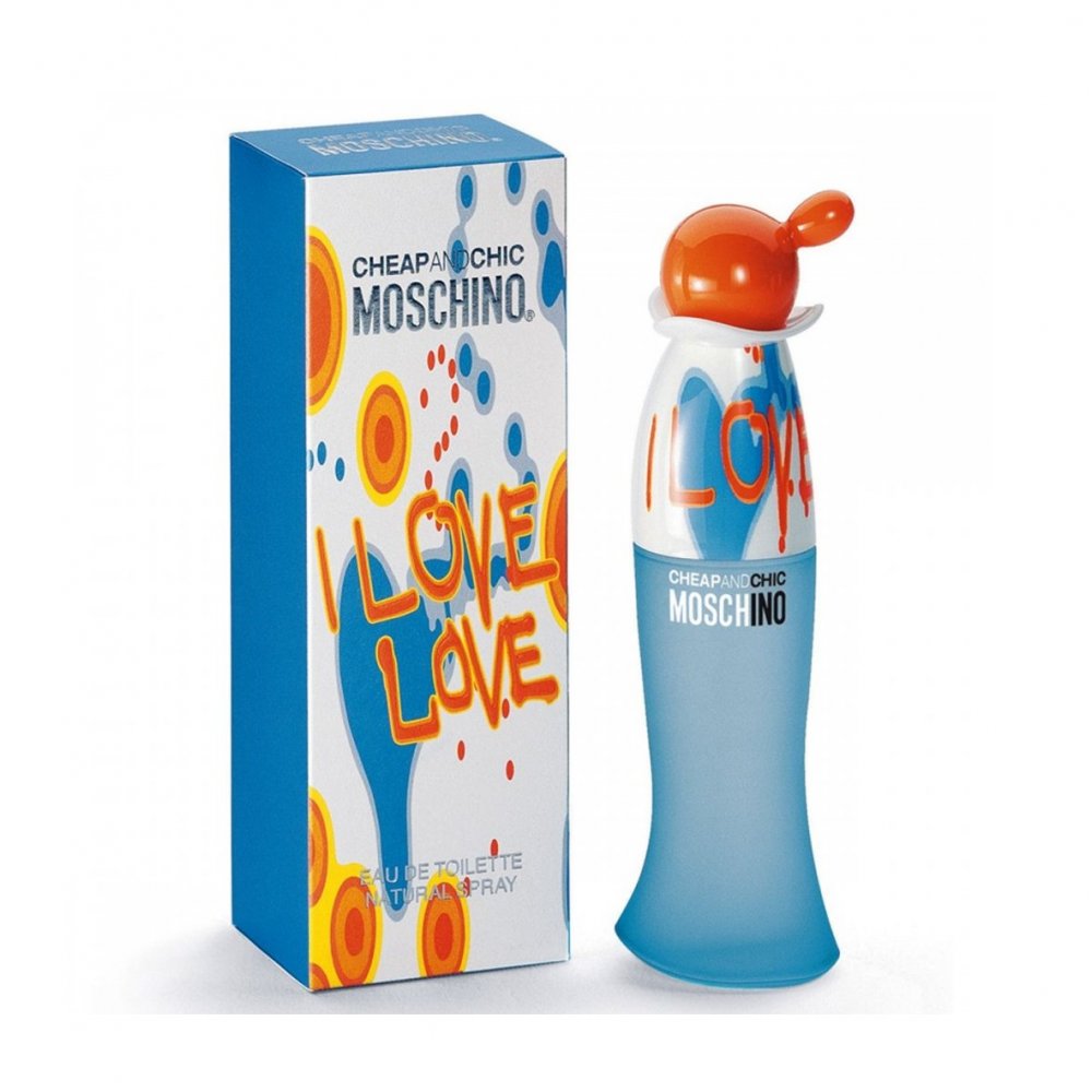 Moschino I Love Love Eau De Toilette 100ml Spray - Tophatter Daily Deals