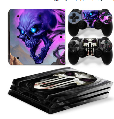 0131-0155 PS4 Pro game machine host Sticker Anti scraping geometric pattern sticker 24 3 12 0 - Tophatter Daily Deals