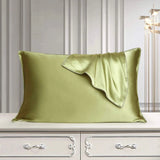 Silk Pillow Case Pure Silk Pillowcase Real Silk Pillowcase Natural Silk Pillowcase Turquoise Humidifier - Tophatter Daily Deals