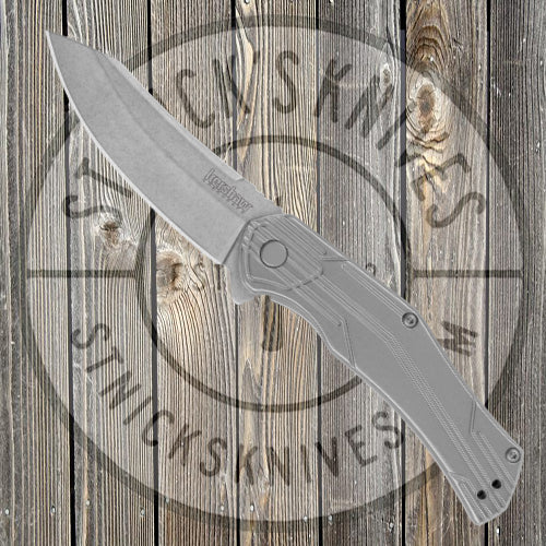 Kershaw - Husker - Assisted Opening - Silver - Upswept Blade - 1380 Knives - Tophatter Daily Deals