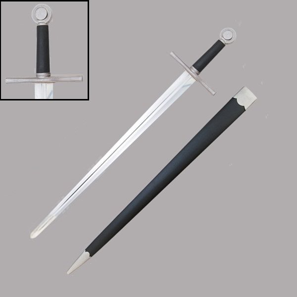 Sword of Alexandria with Leather Scabbard - TOPHATTER'S ARMORY DEALS Collectible Weapons - Tophatter Daily Deals