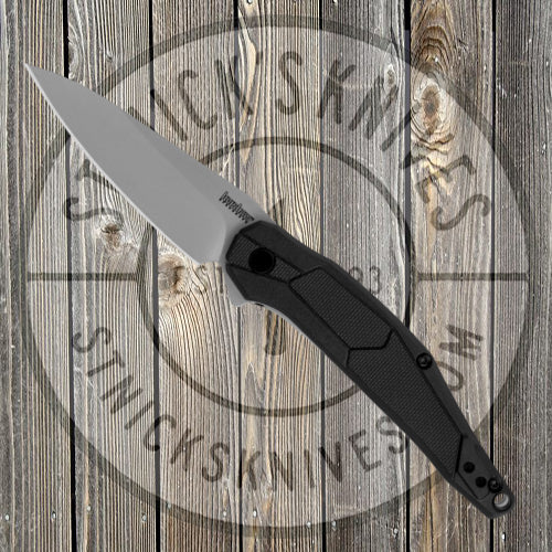 Kershaw - Lightyear - Assisted Opening - Black Handle - Drop Point - 1395 Knives - Tophatter Daily Deals