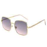 Big frame net red sunglasses Grey 0 - Tophatter Daily Deals