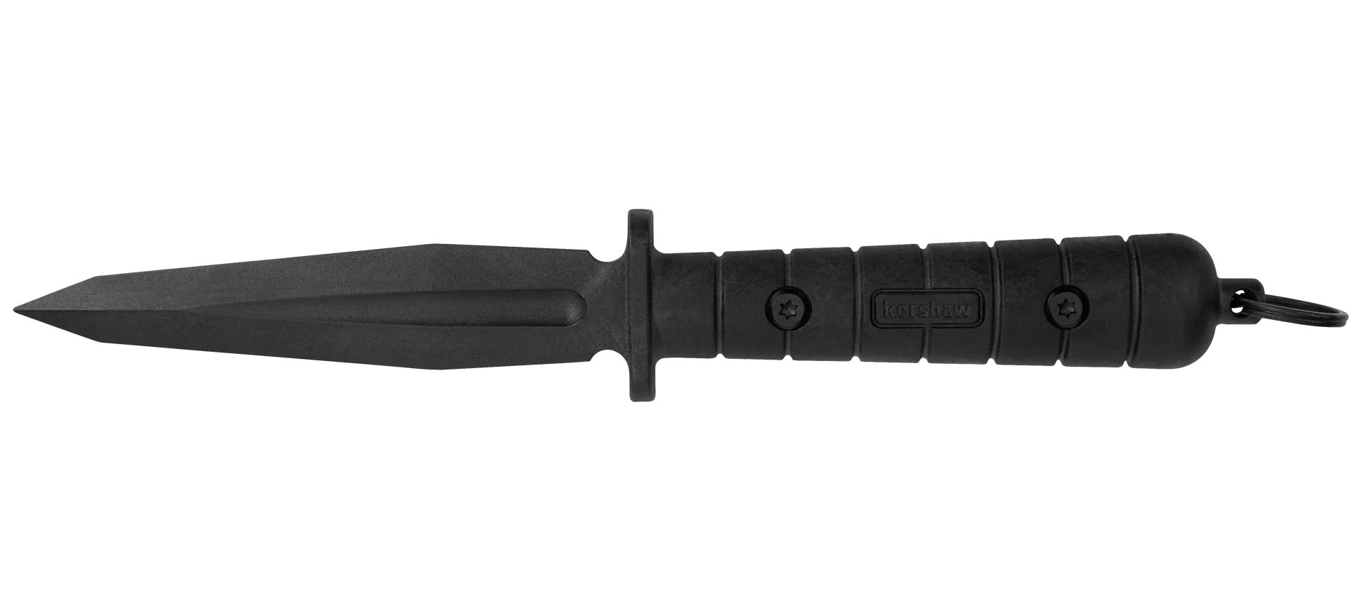 Kershaw Arise - Polymer Fixed Blade - Black Handle - Spear Point - 1398 Knives - Tophatter Daily Deals