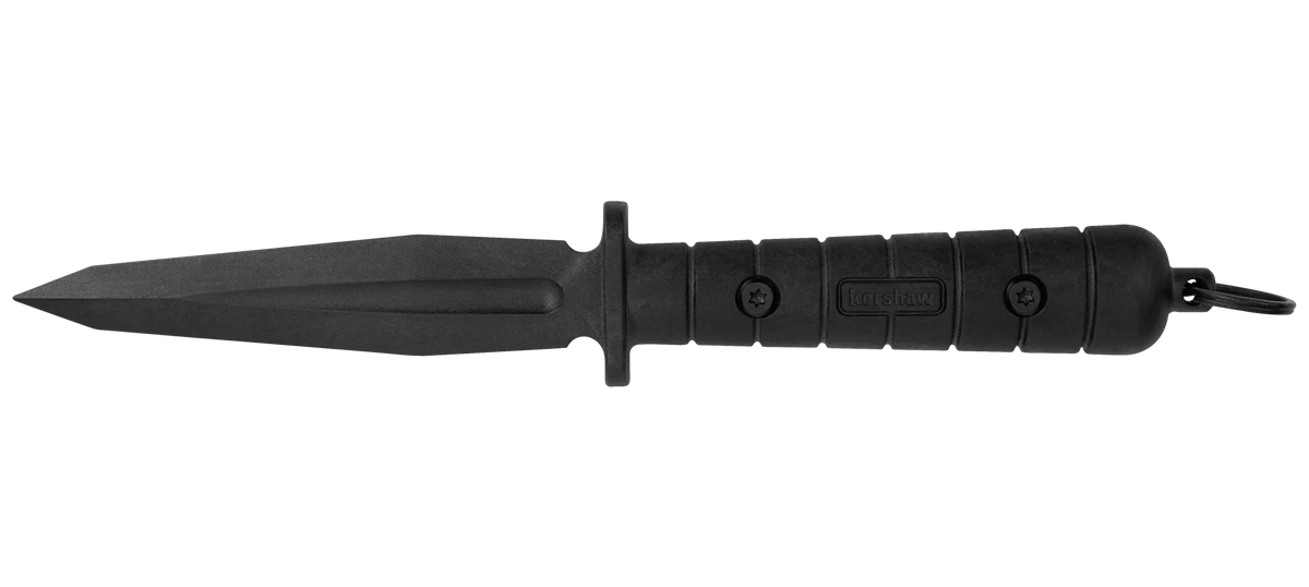 Kershaw Arise - Polymer Fixed Blade - Black Handle - Spear Point - 1398 Knives - Tophatter Daily Deals