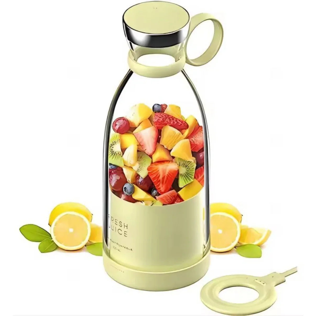 Mini Juicer Yellow - Tophatter Daily Deals