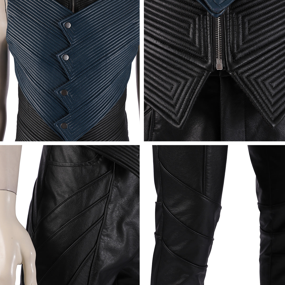 Devil May Cry 5 Vergil Black Cosplay Costume Costume - Tophatter Daily Deals