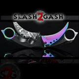CSGO ELITE Counter Strike Full Tang KARAMBIT Tactical Claw Neck Knife Knife-Fixed - Tophatter Daily Deals