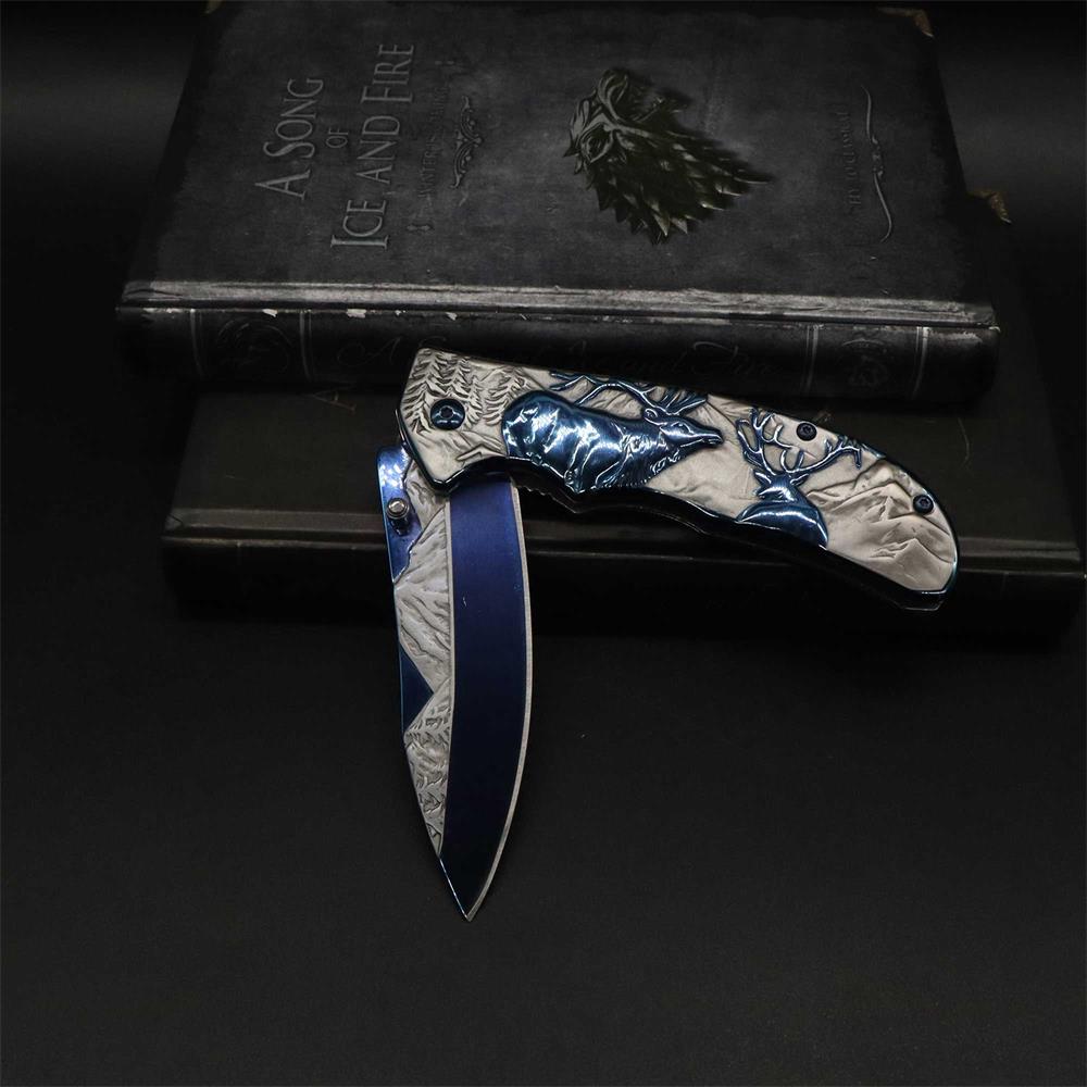 Fantastic Reindeer Folding Knife - Tophatter Daily Deals