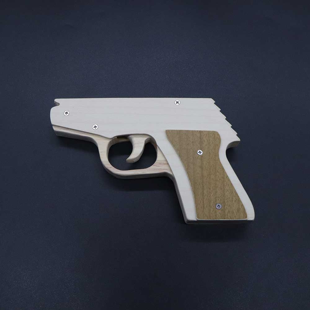 Makarovpistol Assembled Pistol Wooden Replica Rubber Band Gun - Tophatter Daily Deals