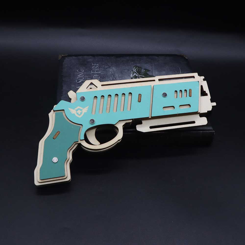 Hunting Eagle 3D Wooden Rubber Band Gun Model Kit - Tophatter Daily Deals