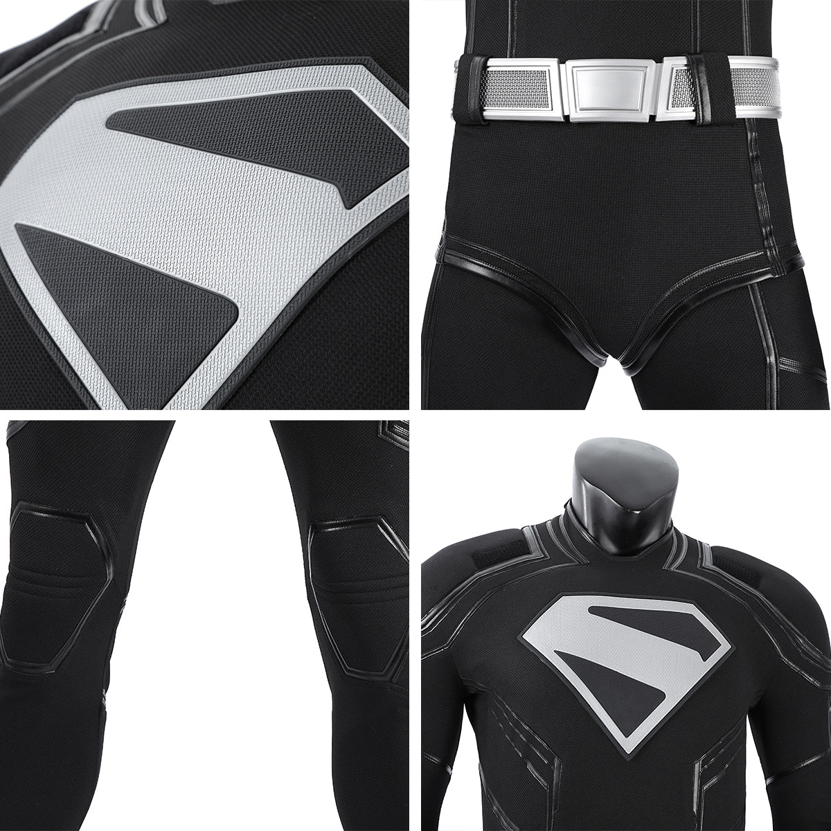 Super Hero: Legacy Clark Black Outfit Cosplay Costume Costume - Tophatter Daily Deals