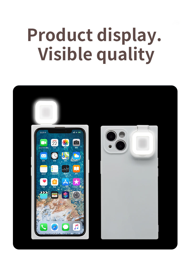 Ring Selfie Flip Light iPhone Case - 3 Colors Phone Cases - Tophatter Daily Deals