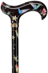 HD Pattern Designer Cane - Matching Handle & Shaft - Durable Adjustable Aluminum - Tophatter Daily Deals