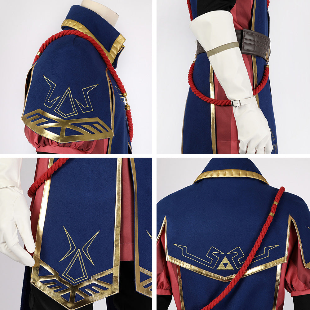The Legend of Zelda: Tears of the Kingdom Link Royal Guard Uniform Cosplay Costume - Tophatter Daily Deals