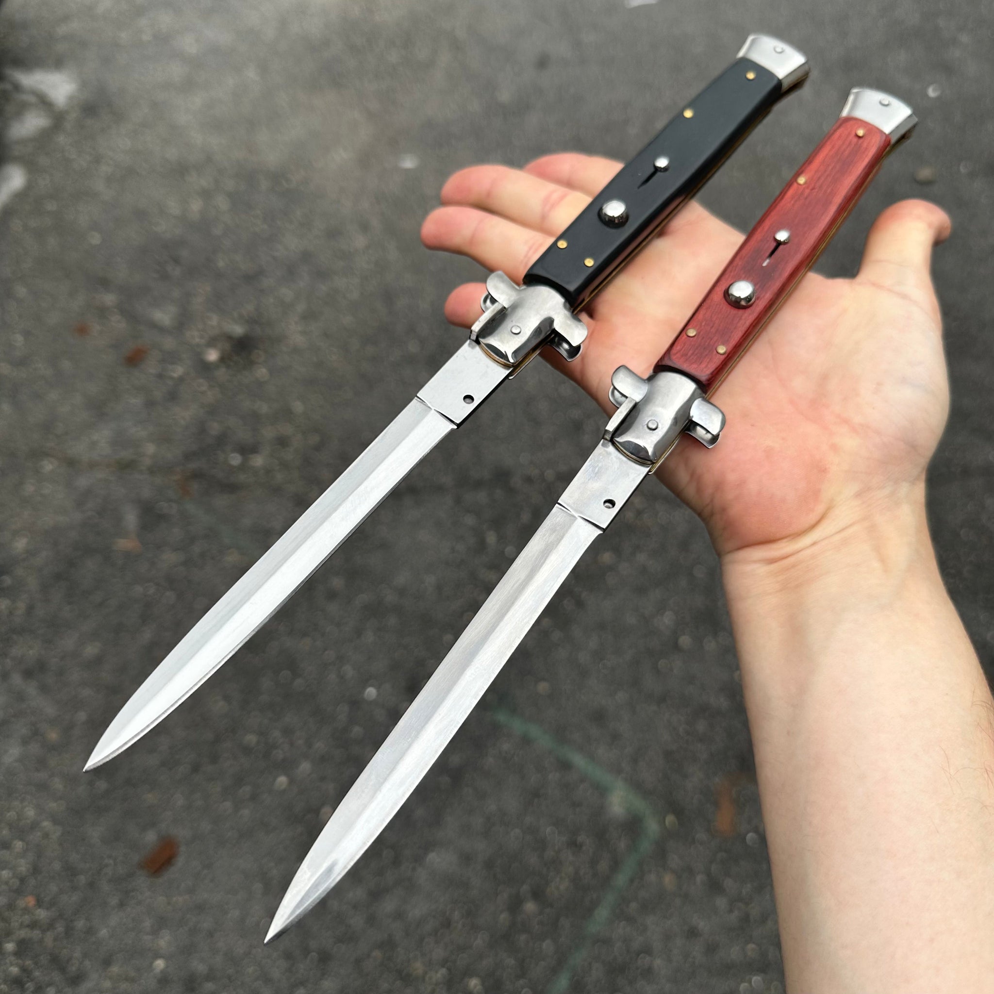 13" Big Boy Auto Italian Style Stiletto (MASSIVE KNIFE) - Tophatter Daily Deals