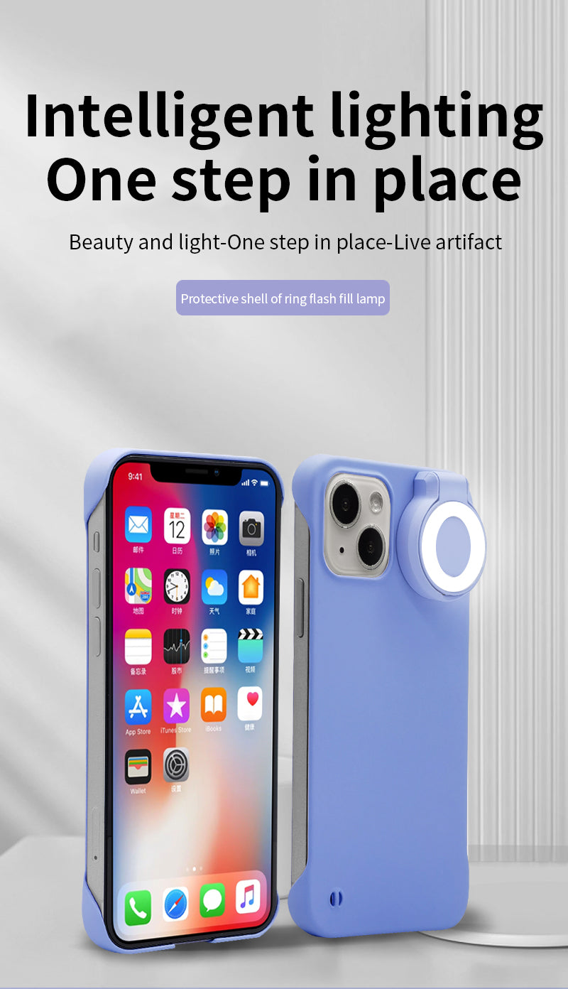 Ring Selfie Flip Light iPhone Case - 3 Colors Phone Cases - Tophatter Daily Deals