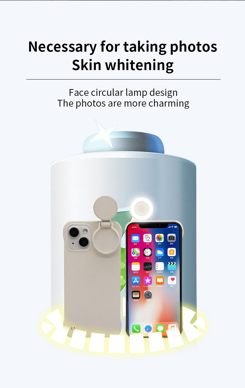 Ring Selfie Flip Light iPhone Case - 3 Colors Phone Cases - Tophatter Daily Deals