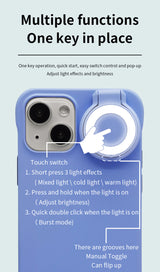 Ring Selfie Flip Light iPhone Case - 3 Colors Phone Cases - Tophatter Daily Deals
