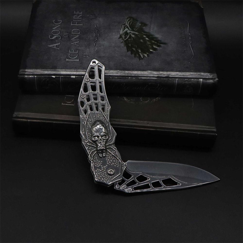 3D Skeleton Spider Folding Knife - Tophatter Daily Deals