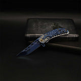 3D Western Dragon Folding Knife - Tophatter Daily Deals