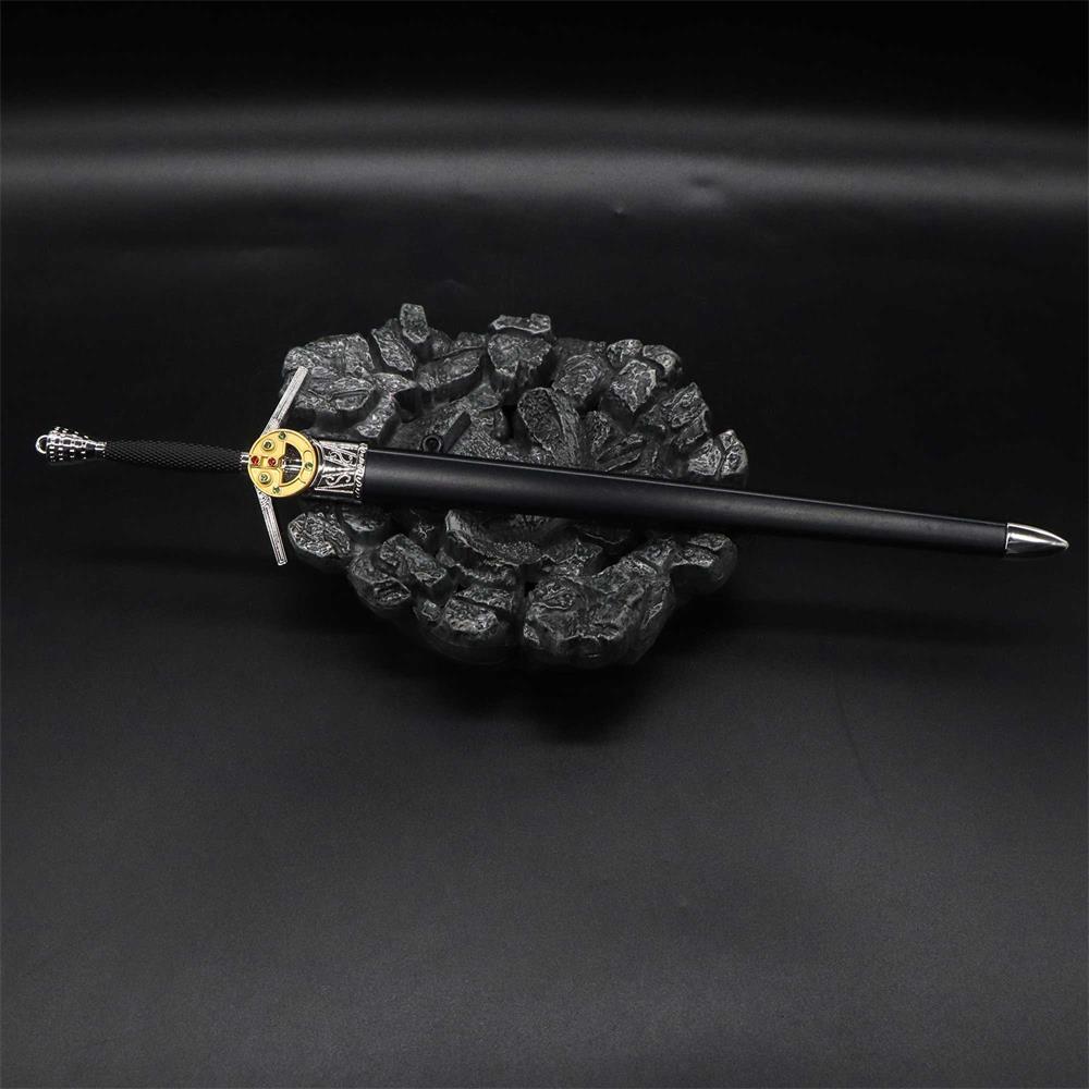 Wild Hunt Game Weapon Geralt's Steel Sword Metal Replica - Tophatter Daily Deals