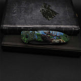 Male Deer Folding Knife Portable Camping Tool - Tophatter Daily Deals