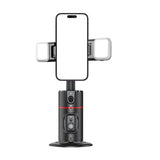 360 Degree Intelligent AI Facial Recognition Tracking And Tracking Stabilizer P02 black dual lights 0 - Tophatter Daily Deals