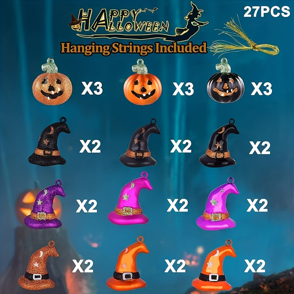 Halloween Hanging Ornaments Set (27pcs) Halloween - Tophatter Daily Deals